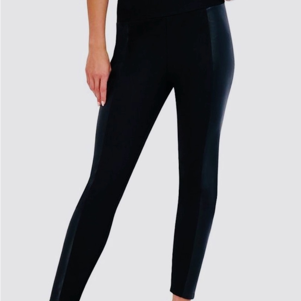 BCBG Color-block Black Leggings